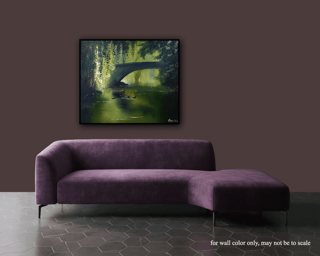 Capturing Reflections on Quiet Lake | Step by Step Acrylic Landscape #artforbeginners 