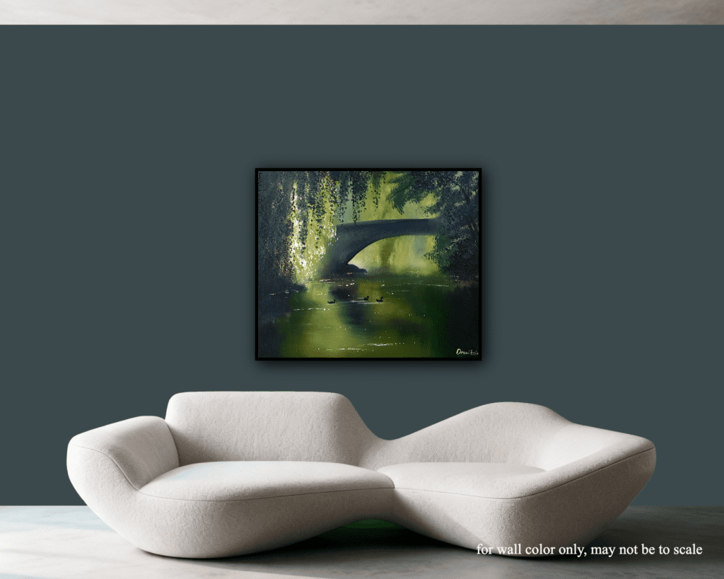 Capturing Reflections on Quiet Lake | Step by Step Acrylic Landscape #artforbeginners 