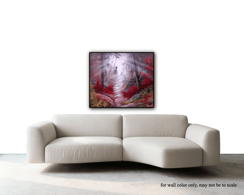 Capturing the Glow | Step-by-Step Acrylic Painting Forest Path | Oval Brush Art