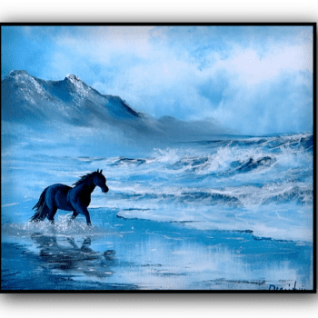 Horse on the Beach