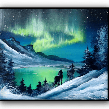 northern lights horses