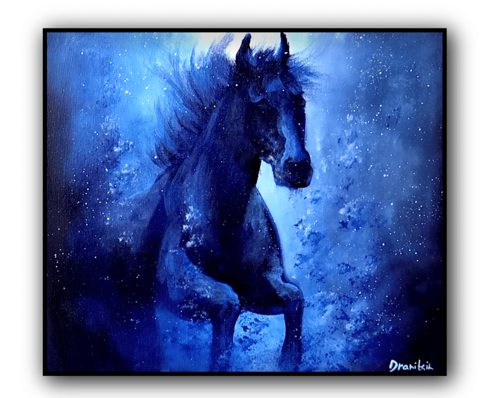 Black Horse Underwater