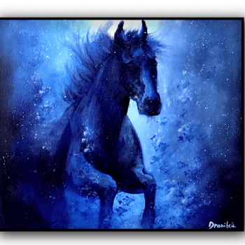Black Horse Underwater