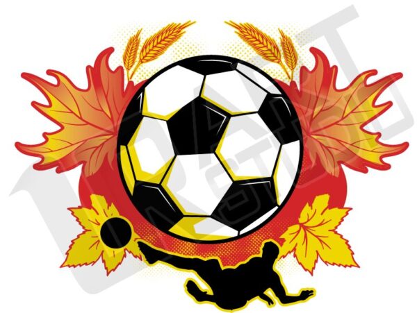 Vector Background for Soccer Logo Design for T-shirt 1