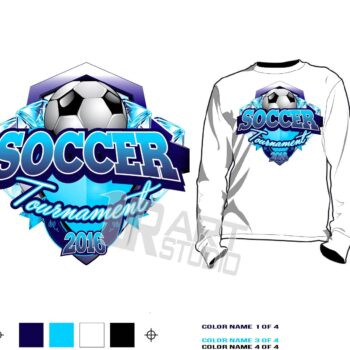 Soccer tshirt vector design and background