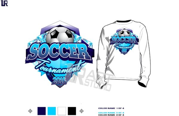 Soccer tshirt vector design and background